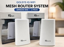 Qolsys QW8200-840 IQ WiFi Mesh Router 2 Pack 1 New 1 Open Box picture