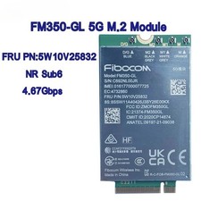 FM350-GL 5G NR M.2 Sub6 4*4 MIMO FRU 5W11H85423 For ThinkPad P1 Gen5 T14s Gen3 picture