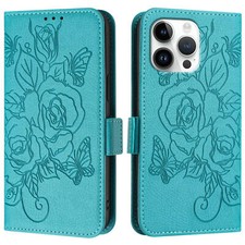 Leather Rose Wallet Cover Case For Doogee Cubot Nothing Cricket Asus Fairphone picture