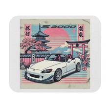 S2000 Mouse Pad JDM Drift Car Japanese Cherry Blossom Retro Desk Mat picture