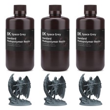 ELEGOO 8K 3D Printer Resin 1000G Space Grey picture