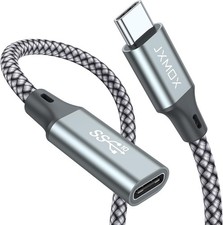 USB-C Type C Extension Cable (3.3Ft/1m/10Gbps) Male-Female 100W 5A Fast Charging picture