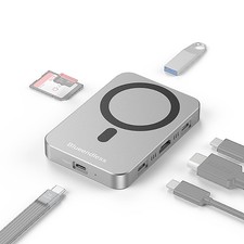 Magnetic HUB SSD Enclosure Case for M.2 NVMe 10Gbps  Gen2 PCI-E 100W Charger picture