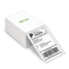 Nelko Genuine 4x6 Direct Thermal Shipping Label 500 Labels/1 Stacks, 4x6  picture