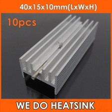 10pcs 40x15x10mm Aluminum Heatsink Cooler Radiator For MOSFET TO-220/ TO220 picture