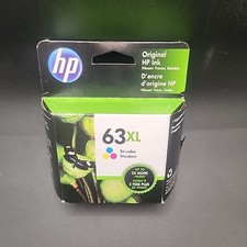 Genuine HP 63XL High Yield Tri-Color Ink Cartridge Original HP Ink 2X More Pages picture