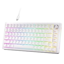DK81E 75% Mechanical Gaming Keyboard, HotSwappable, PreLubed Linear Switches,... picture