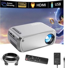 KSAN Mini Projector 1080P Home Theater Outdoor Movie Projector Keystone picture