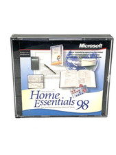 Microsoft Home Essentials 98 PC Software For Windows 95 Set Of 4 Disks - Mint picture