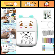 Portable Mini Sticker Printer - Bluetooth Thermal Label Maker, 10 Paper Rolls, I picture