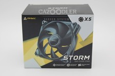 5 Pack Antec Storm 120mm PWM FDB Case Fan High Airflow 66.56 CFM / AF12012FM1 picture