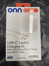 ONN 100W Fast Charge USB-C Laptop Charging Kit With Fast Charge Power Delivery  picture