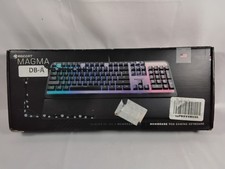 Roccat Magma RGB Backlight Keyboard Palm Rest Detachable Quiet Keys USB picture