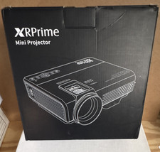 XRPrime PJ0011 White Mini LCD Projector 720p 1080p 3000 Lumens HDMI USB VGA picture