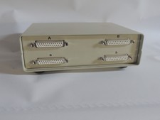 2 Way DB25 Pin Cross Data Switch ~ (A-a B-b) or (A-b B-a)  IEEE 1284 rating picture