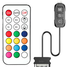 ARGB Controller Kit,  RGB PC Fan Controller with 21 Key Remote Control picture