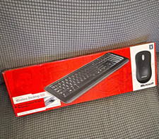 Microsoft Wireless Desktop 800 Wireless Keyboard & Mouse Combo Black + dongle  picture