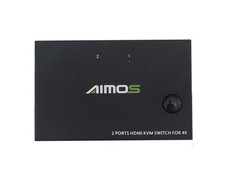 Aimos HDMI 2-Port KVM Switch – Keyboard Mouse Video Switcher picture