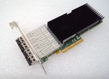 Riverbed 410-00108-01 Quad Port 10GbE SFP+ Fiber PCIe NIC Card Includes 4 SFPs picture