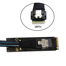 Cable M-Key NVME to SFF-8654 Slimline SAS Card Adapter and U.2 U2 SFF-8639 picture