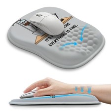Ergonomic Wrist-Hugging Mouse Pad Wrist Support, U-Shaped Holding Wrist Rest ... picture