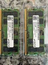 Micron 32gb DDR5 5600MHZ PC5-5600B SODIMM LAPTOP MEMORY KIT 2x16GB picture