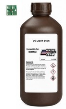 PREMIUM COMPATIBLE UV CURE INK FOR MIMAKI  LUS 120  (1 LITER) + CHIP picture