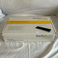 StarTech.com USB3DOCKH2DP Triple Video USB 3.0 Dock HDMI DP Ethernet picture