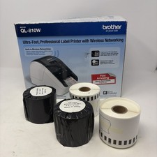 Brother QL-810W  Desktop Direct Thermal Printer w/ Wireless Networking Open Box picture