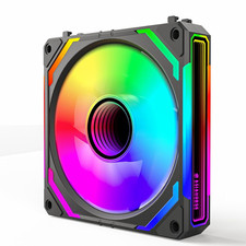 COSMIQ 120Mm PC RGB Fans Computer Case Fans, 5V 3-PIN Connector Daisy Chain PWM picture