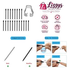Experience Paper-Like Writing with 20 Pcs 2B Replacement Tips for Remarkable picture