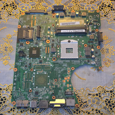 Used Green Laptop Motherboard/Mainboard w/ CPU Socket & RAM Slots A0000753801B2… picture