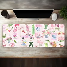 1pc 2D Oversized Gaming Mouse Pad Edge Design, Washable and Durable, Suitable picture