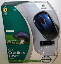 (Brand New) Logitech LX8 Cordless USB Laser Mouse PC MAC (Sealed In Retail Box) picture