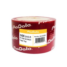 50 PC PioData 16X 4.7 GB DVD-R Logo Top Disc Blank Media - 832-810SA picture