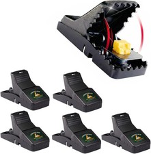 Mouse Traps Indoor, Reusable Snap Traps for Mice (6 Pack) | Hassle-Free Setup, C picture