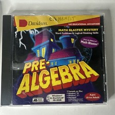 Pre-Algebra Math Blaster Mystery by Davidson CD-ROM 1994 Learning picture