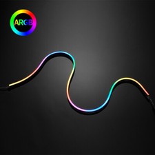 1000mm Flexible RGB Light Strip Addressable 3-Pin 5V Digital LED Neon Kit DIY PC picture
