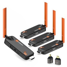 Wireless HDMI Transmitter and 3 Receivers, Support Up to 6 Receivers, 5.8G picture
