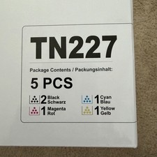 E-Z Ink TN227 Compatible Laser Toner 5 Pack for Brother TN227 B/C/M/Y picture