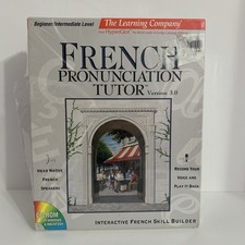 How to Speak French Course CD & Microphone Set Vintage 1994-1996 picture