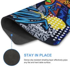 Mouse Pad Featuring Graffiti Colors, Stylish And High-Quality, with a Non-Slip picture