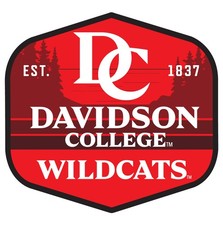 Davidson College Scenic Background Offic. Lic. Sticker/Magnet picture