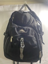 High Sierra Access Black Laptop Backpack Padded Durable Water Resistant picture
