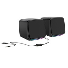 1 Pair USB Powered Desktop Speakers for PC with Loud Distortion-Free Audio picture