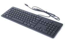 Genuine Dell (KB113P) Black USB Wired Slim Quiet Computer Keyboard Only **READ** picture
