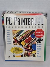 PC Paintbrush The ultimate in Creativity Windows 95 / 3.1 NEW SEALED 3.5