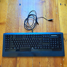 SteelSeries Apex Gaming keyboard 64145 wired keyboard Backlit Missing Keycap picture