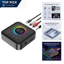 M10 Bluetooth 5.4 Receiver Transmitter with Display for TV Home Stereo Speakers picture