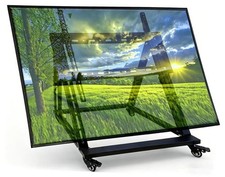 Low Height Mobile TV Stand, Confidence Monitor Stand, Rolling TV Mount with picture